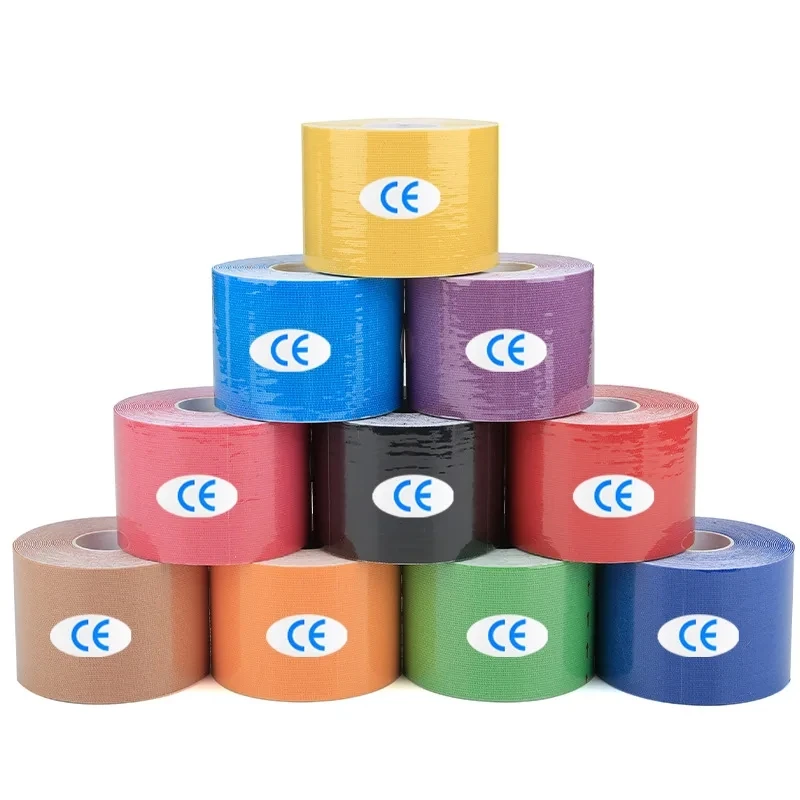 Sports Taping Precut - Plester Kinesiologi Tahan Air untuk Olahraga,