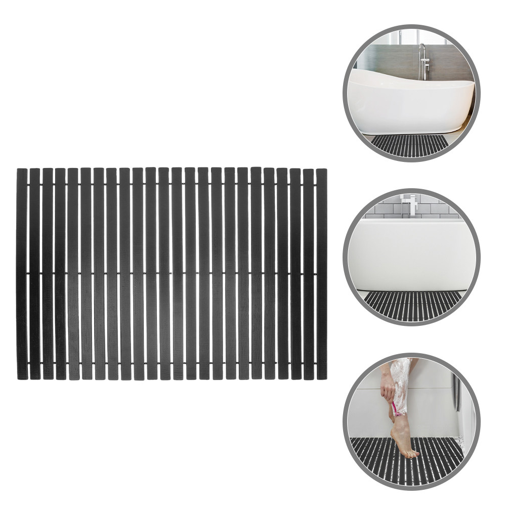 Bamboo Bath Mat - Keset Kamar Mandi Bambu Anti Selip
