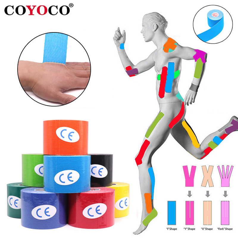 Lebar 2.5 cm-10 cm pita kinesi - Sports Taping Precut ulasan dan harga