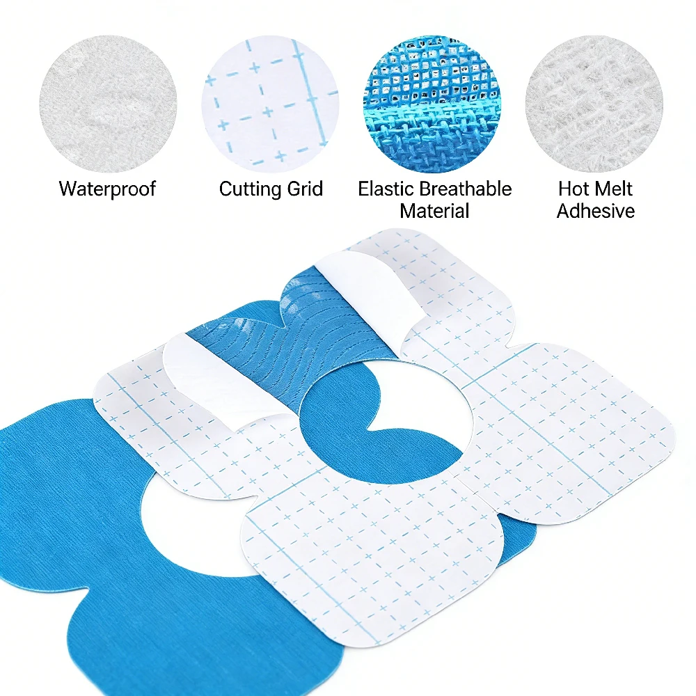10Pcs Set Pita Kinesiologi Lut - Sports Taping Precut ulasan dan harga